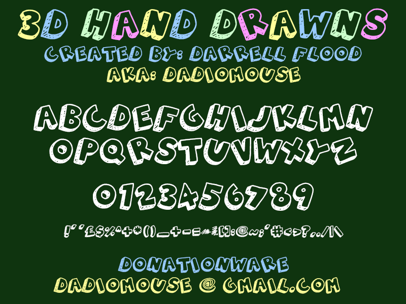 3D Hand Drawns